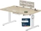 Devoko elektrisch höhenverstellbarer Sitz-Steh-Schreibtisch 140x80cm Vorschaubild