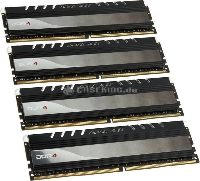 Avexir Core Series LED rot UDIMM 32GB Kit, DDR4-2666, CL16-16-16-36