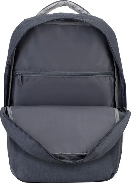 RivaCase Prater anti-theft Laptop Rucksack 17.3", Dark Grey