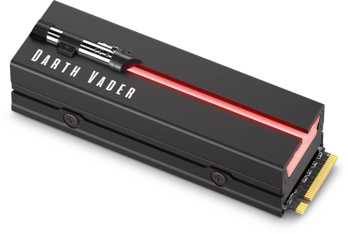 Seagate FireCuda 530 Heatsink SSD +Rescue - Lightsaber Collection Special Edition 2TB, M.2 2280 / M-Key / PCIe 4.0 x4, Kühlkörper