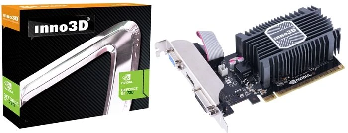 INNO3D GeForce GT 720, 1GB DDR3, VGA, DVI, HDMI
