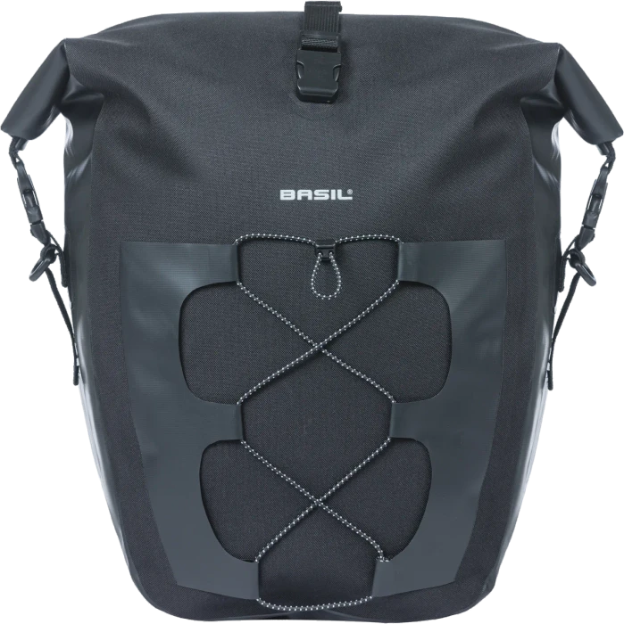 Basil Navigator Waterproof L MIK Hooks Gepäcktasche schwarz