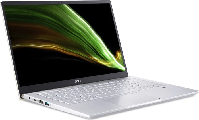 Acer Swift X SFX14-41G-R1GH, Silver Gold, Ryzen 7 5800U, 16GB RAM, 1TB SSD, GeForce RTX 3050 Ti, DE