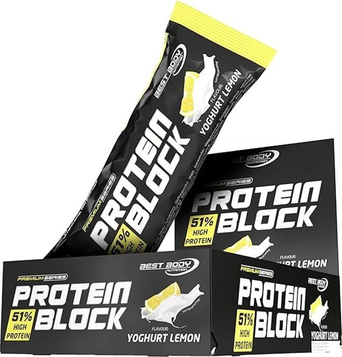 Best Body Nutrition Hardcore Protein Block Joghurt/Lemon (15x 90g)