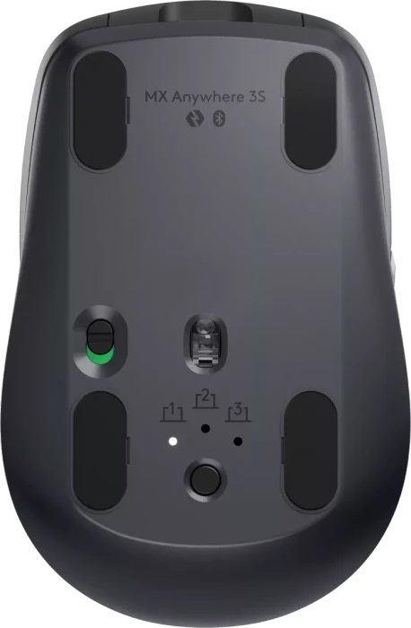 Logitech MX Anywhere 3S Graphite, schwarz, Logi Bolt, USB/Bluetooth