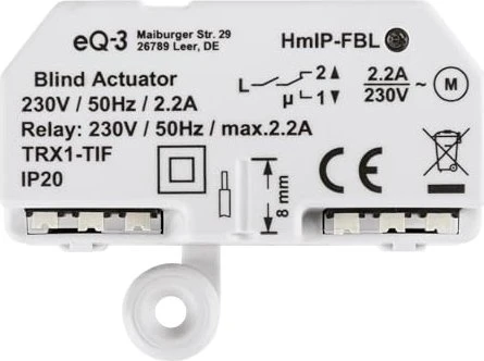 eQ-3 Homematic IP Jalousienaktor, Unterputz, Schaltaktor