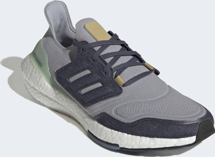 adidas Ultraboost 22 halo silver/shadow navy/linen green (Herren)