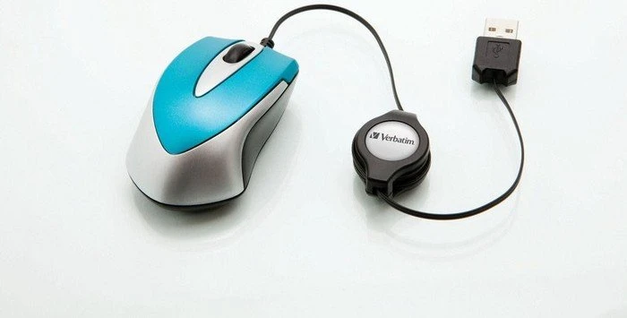 Verbatim Go Mini Optical Travel Mouse blau, USB
