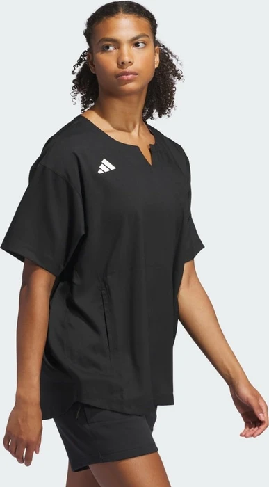 adidas Adizero Dugout Cage Jacke schwarz