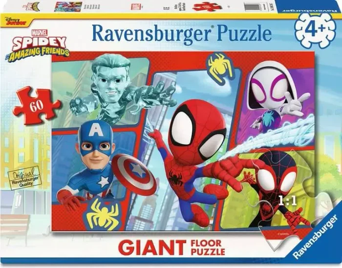 Ravensburger Spidey in Aktion! Riesen-Bodenpuzzle