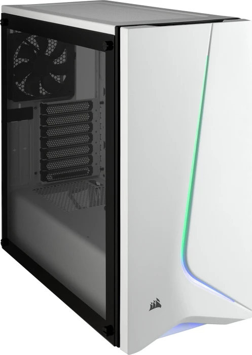 Corsair Carbide Series SPEC-06 RGB weiß, Glasfenster