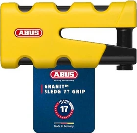 ABUS Granit Sledg 77 grip Bremsscheibenschloss gelb
