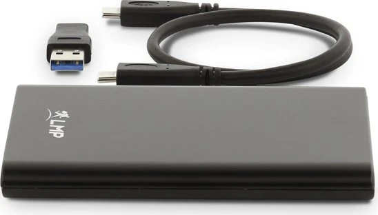 LMP DataMobile Festplattengehäuse, schwarz, 2.5", USB-C 3.1
