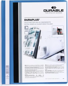 Durable Duraplus Schnellhefter, A4, blau/transparent