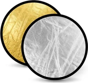 Godox Collapsible 2-in-1 Reflector Disc Gold Silber RFT-01 110cm