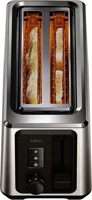 Braun HT 5220 BK Doppel-Langschlitz-Toaster