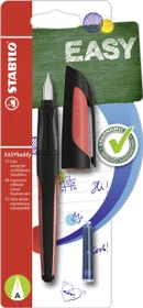 STABILO EASYbuddy schwarz/koralle, rechte Hand, mittel, Blister