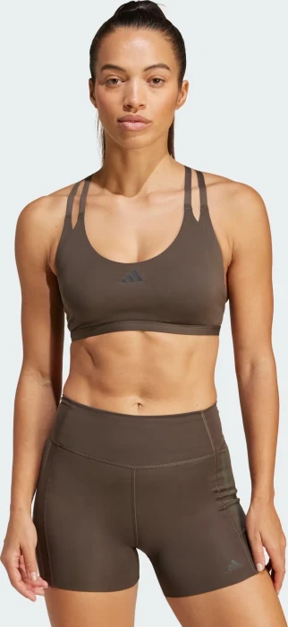 adidas Aeroimpact Luxe Training Light-Support Sport-BH shadow olive (Damen)