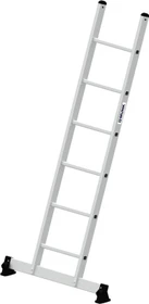 Günzburger Steigtechnik Anlegeleiter mit Nivello-Traverse, 12 Stufen