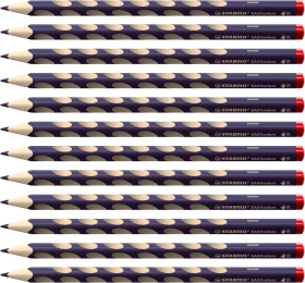 STABILO EASYcolors Buntstift blauviolett, Rechtshänder, 12er-Pack