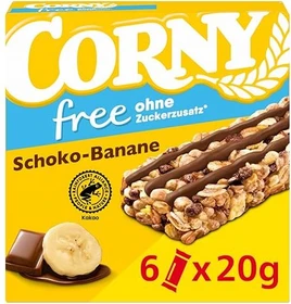 Corny free Müsliriegel Schoko Banane 120g (6x 20g)