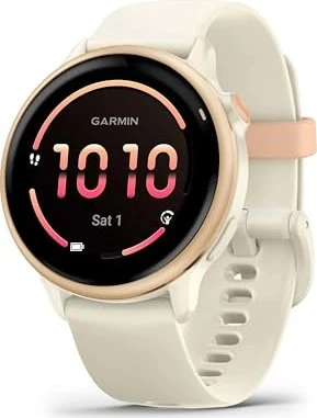 Garmin vivoactive 6 bone/pink dawn