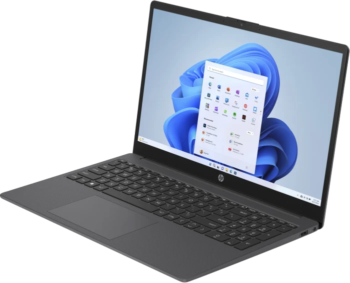 HP Laptop 15-fc0001sa, Chalkboard Gray, Ryzen 5 7520U, 8GB RAM, 256GB SSD, UK