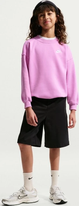 Nike Sportswear Club Fleece Oversize Sweatshirt light magenta/white (Junior)