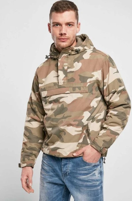 Brandit Windbreaker Anorak light woodland (Herren)