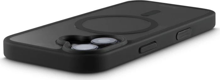 Hama Handyhülle Frame Protect magnetisch für Apple iPhone 17 transparent/schwarz