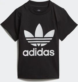 adidas Trefoil T-Shirt kurzarm schwarz/weiß (Junior)