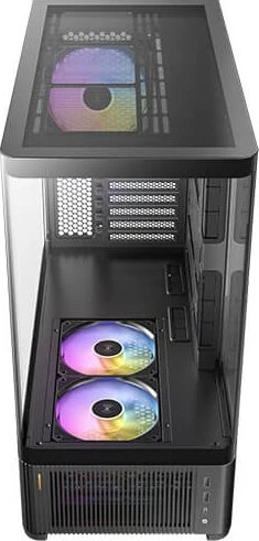 Antec C6 Curve Black, Glasfenster