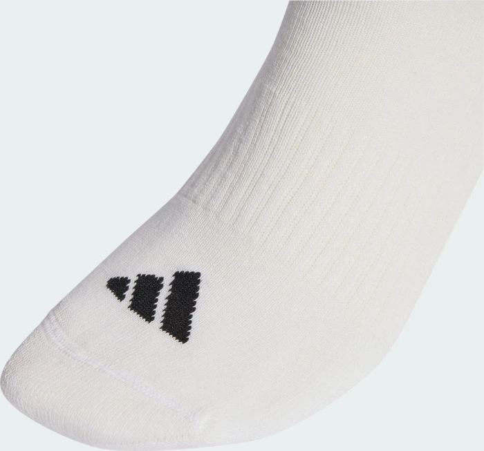 adidas 3-Streifen Cushioned Crew Socken weiß/schwarz, 3 Paare