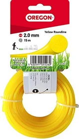 Oregon Roundline Trimmerfaden für Rasentrimmer gelb, 2mm/15m