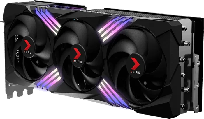 PNY GeForce RTX 4070 Ti SUPER XLR8 Gaming Verto Epic-X RGB Overclocked Triple Fan, 16GB GDDR6X, HDMI, 3x DP