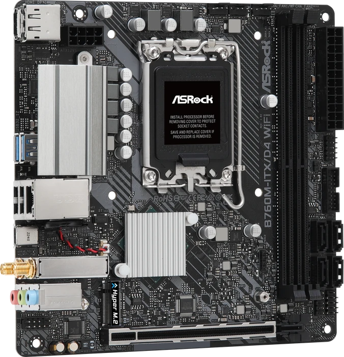 ASRock B760M-ITX/D4 WiFi (Intel 1700)