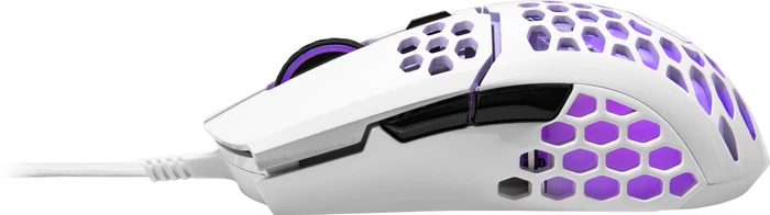 Cooler Master MasterMouse MM711 RGB Gaming Maus weiß glänzend, USB