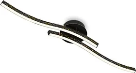 Briloner Rey LED Wand-/Deckenleuchte 12W 80.5cm schwarz