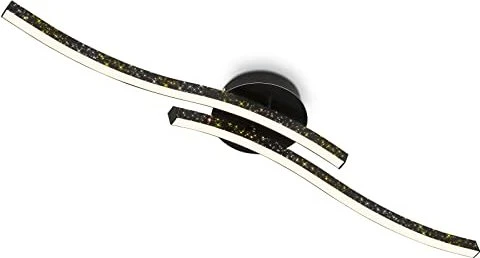 Briloner Rey LED Wand-/Deckenleuchte 12W 80.5cm schwarz