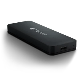 Fantec NVMe31 light M.2 NVMe SSD-Case, schwarz, USB-C 3.1
