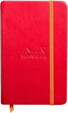 Rhodia Rhodiarama Notizbuch, A5, liniert, Hardcover, rot, 96 Blatt