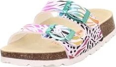 Superfit Fussbettpantoffel weiß/mehrfarbig (Junior)