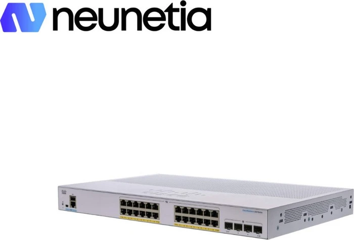Cisco Business 250 Rackmount Gigabit Smart Switch, 24x RJ-45, 4x SFP+, 195W PoE+