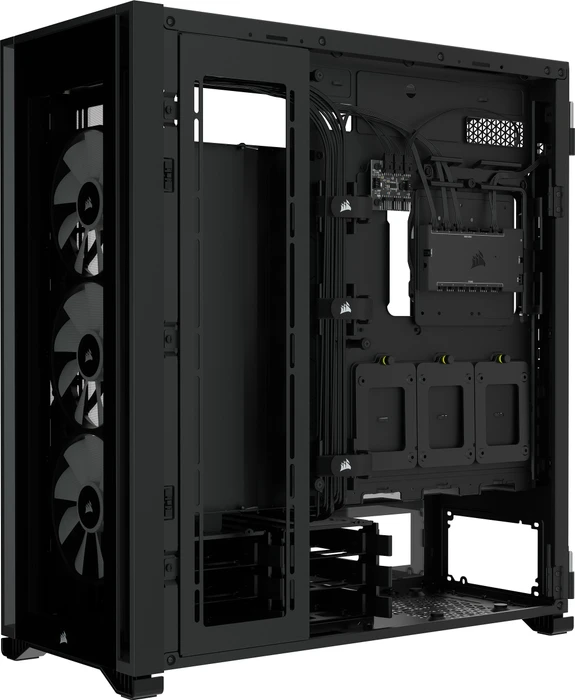 Corsair iCue 7000X RGB, schwarz, Glasfenster