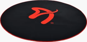 Arozzi Zona Bodenschutzmatte, Black Red, rund, weich