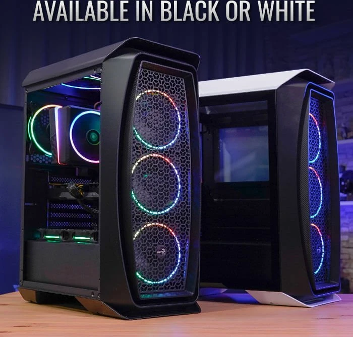 AeroCool Aero One Eclipse, schwarz, Glasfenster