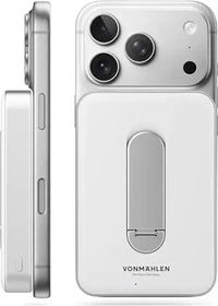 Vonmählen Powerbank Evergreen Mag mit Kickstand 10000mAh weiß/silber