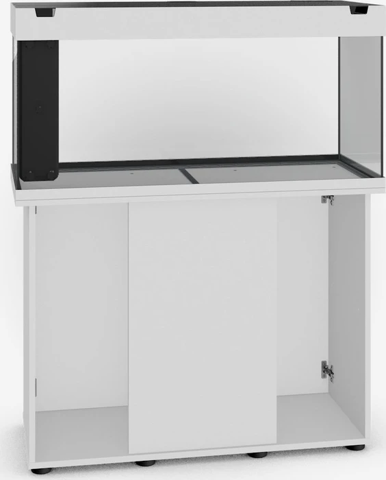 Juwel Rio 180 LED Aquarium-Set mit Unterschrank, weiß/weiß, 180l