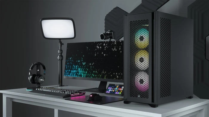 Corsair 7000D Airflow, schwarz, Glasfenster