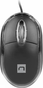Natec Vireo 2 Wired Mouse schwarz/transparent, USB (NMY-1983)
